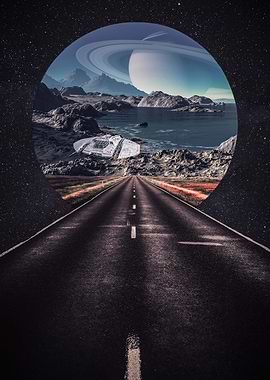 Road space fantasy world