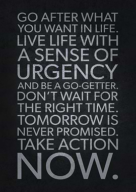 Go After What You Want