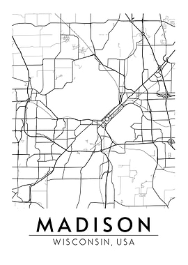 Madison Wisconsin Map