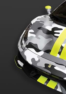 Snow Camo Ferrari