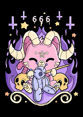 Pastel Goth Creepy Horror