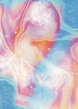 Vintage Pastel Space