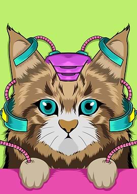 Cyborg Maine Coon