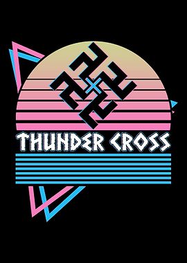 Thunder Cross Norse Symbol