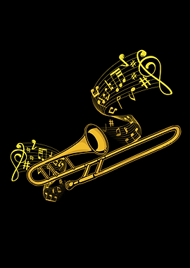 Jazz Music Gift Trombone
