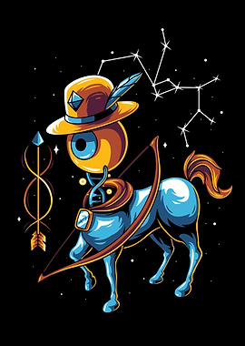 Zodiac Sagittarius Galaxy