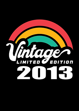 Vintage Birthday Retro