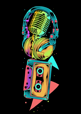Microphone HD Illustration