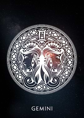 Zodiac Sign Gemini Galaxy