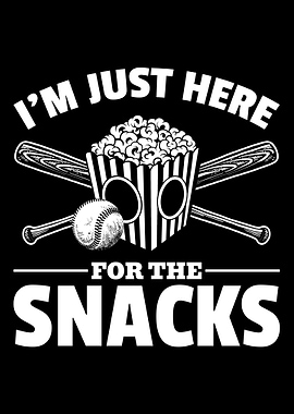 Popcorn Baseball Snack