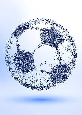 Black and Blue Football