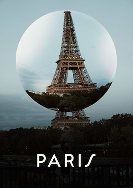 Paris France Crystal Lens