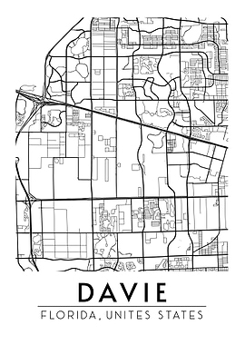 Davie Florida Map