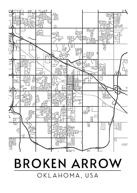 Broken Arrow Oklahoma Map