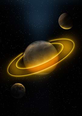 Saturn Fantasy Planet