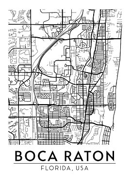 Boca Raton Florida Map