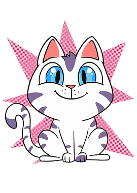 Cute white Kitten Cat