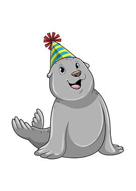 Seal Party Party hat