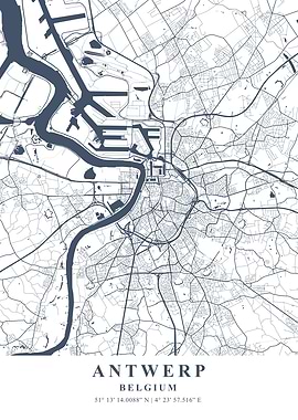 Antwerp Ash Plane Map
