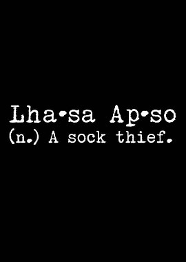 Lhasa Apso A Sock Thief