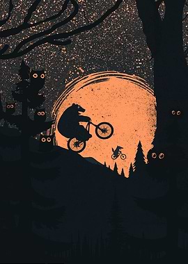 Fox Punk and Orange Moon