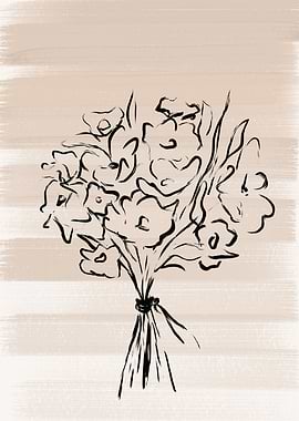 Abstract Botanical Flowers