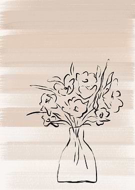 Abstract Botanical Flowers