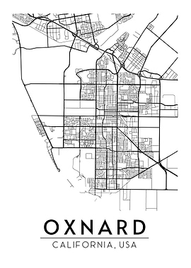 Oxnard California Map