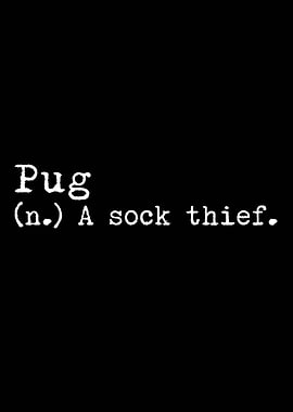 Pug A Sock Thief