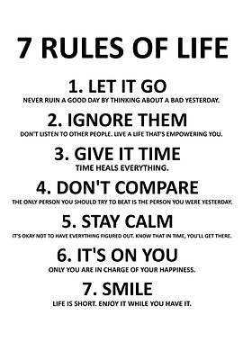 7 rules of life
