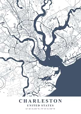 Charleston Plane Map