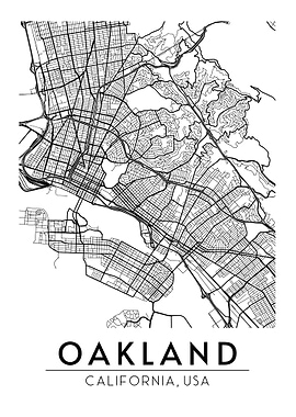 Oakland California Map