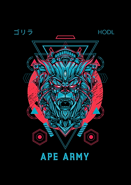 Gorilla Apes APE ARMY