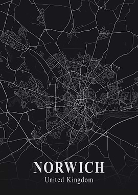 Norwich City Map