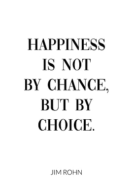 Happiness Jim Rohn Quote