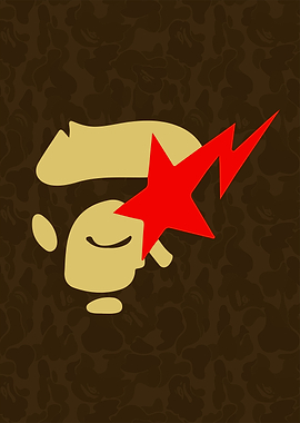 bape camo monkey hypebeast