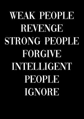 people behavior revenge