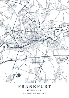 Frankfurt Ash Plane Map