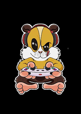 Guinea Pig Video Gamer