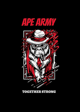Gorilla Apes APE ARMY