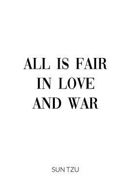 Sun Tzu Quote Love War