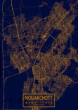 Nouakchott City At Night