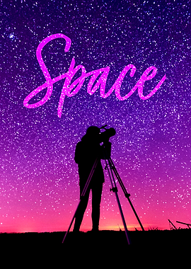 Space Stargazing Night