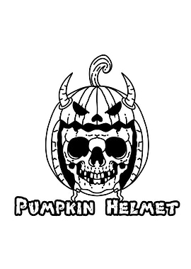 pumpkin helmet