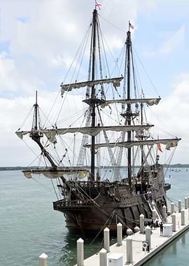 Moored Galleon