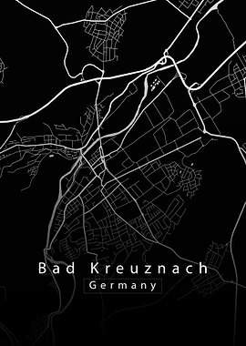 Bad Kreuznach City Map