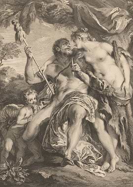 Hercules And Queen Omphale