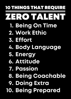Require Zero Talent
