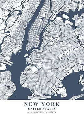 New York Ash Plane Map