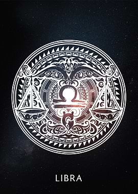 Zodiac Sign Libra Galaxy